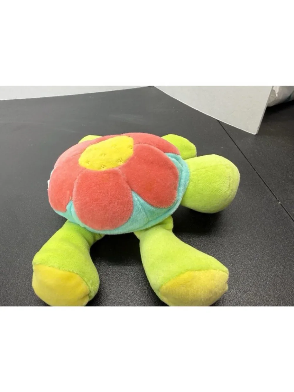 Vintage 1998 Mary Meyer Cotton Club Flirtle Turtle Plush Flower Shell 7 Inch